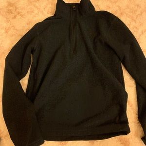Navy blue North Face quarter zip